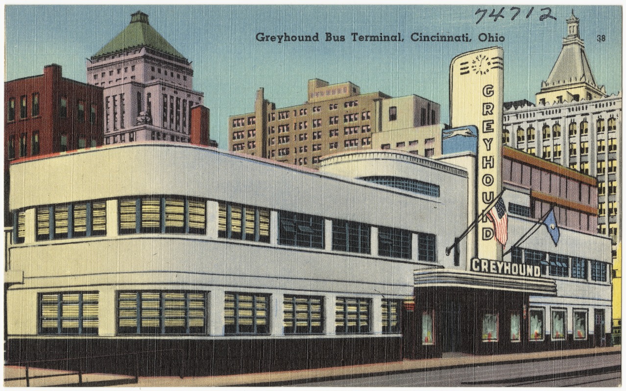 Greyhound Bus Terminal, Cincinnati, Ohio