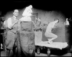 Sculptor & model (Karl Skoog & model)