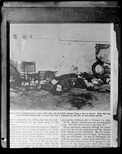 Seven dead gangsters - St. Valentine's Day massacre, Chicago, Ill (JPJ)