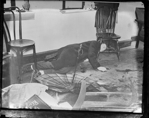 Gangsters pay the penalty. Gustin and Walsh killed on Hanover St. Picture is of Frankie Wallace AKA- Frankie Gustin - leader of Gustin Gang - (JPJ).