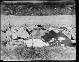 Murdered girl, Verna Russell, at Fall River. Nurse, found on a lonely road, Tiverton R.I. - Thought to be murdered in Mass. by Eliott Hathaway, a bragging woman's man from Fall River.