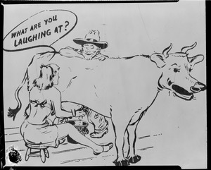 Obscene cartoon