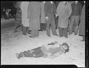 Possibly photos of shooting of bandit Sidney Power in 1938