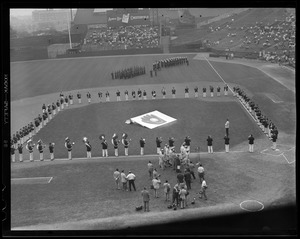 Celebration of 75th anniversary of the National League at Braves Field