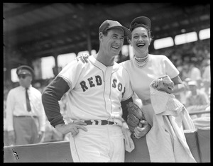 Dorothy Lamour Howard sheds Baltimore Jersey for pic with Ted Williams