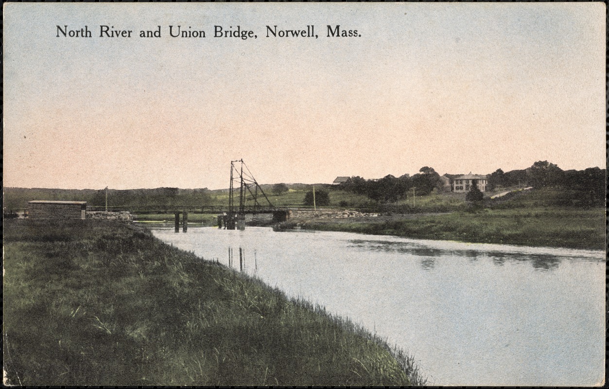 North River and Union Bridge, Norwell, Mass. Digital Commonwealth