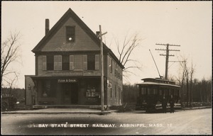 Bay State Street railway, Assinippi, Mass.