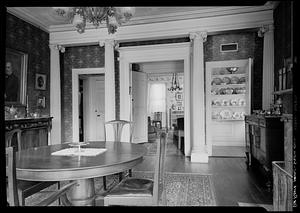 Ver Planck House, interior, dining room