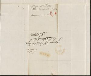 Barrett Porter to George Coffin, 4 December 1834