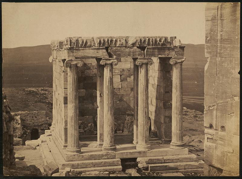 Temple Of Athena Nike Digital Commonwealth   Image Access 800 