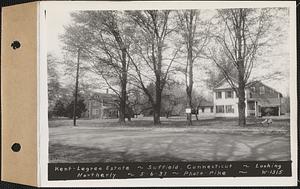 Kent-Legrea [Legare] Estate, looking northerly, Suffield, Conn., May 6, 1937