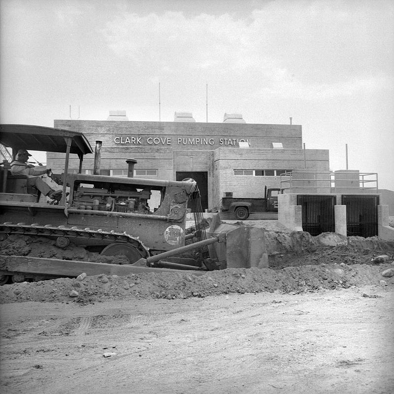 Clarks Cove Pumping Station, Rodney French Boulevard, New Bedford Digital Commonwealth