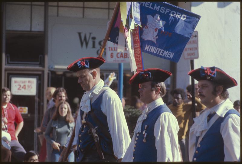 Chelmsford Minutemen, parade, Tremont Street, Boston