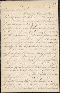 Letter from Thomas F. Cordis to John D. Long, March 24, 1872