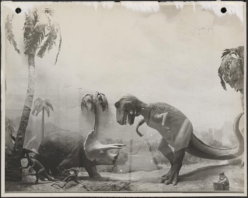 Dinosaur diorama