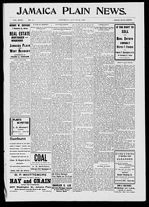 Jamaica Plain News, August 22, 1903