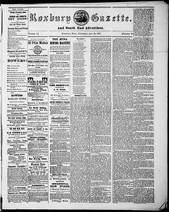 Roxbury Gazette and South End Advertiser, January 24, 1867