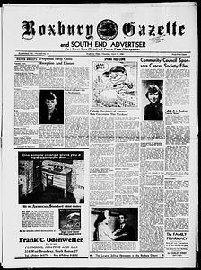 Roxbury Gazette and South End Advertiser, April 21, 1960