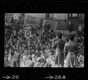 Black Panther Party rally, Post Office Square, Boston