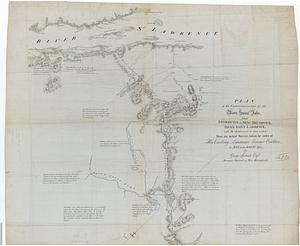 Plan of the communications by the River Saint John, from Fredericton in New Brunswick to the River Saint Lawrence