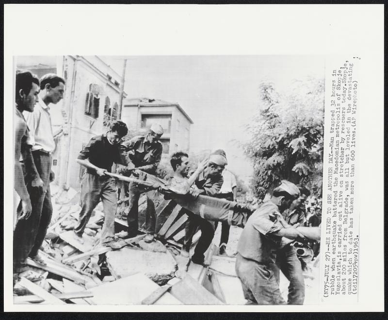 He Lived To See Another Day -- Man trapped 32 hours in rubble when ...