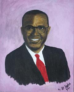 Portrait of Ken Reeves by constituent Al Sayles, Aug. 1997