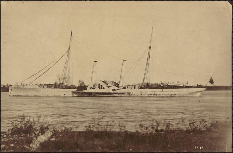 Blockade runner "Teazer" after her capture