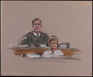 Courtroom scene