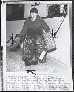 First female goalie