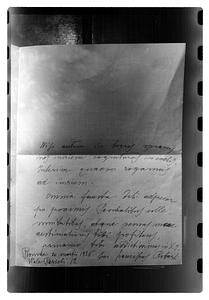 Handwritten note