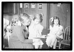 Mabel Adams, principal of Horace Mann School