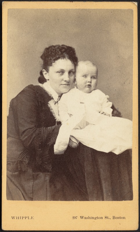 Helen Mead Granger Stevens (Mrs. Henry James Stevens) with daughter, Georgia