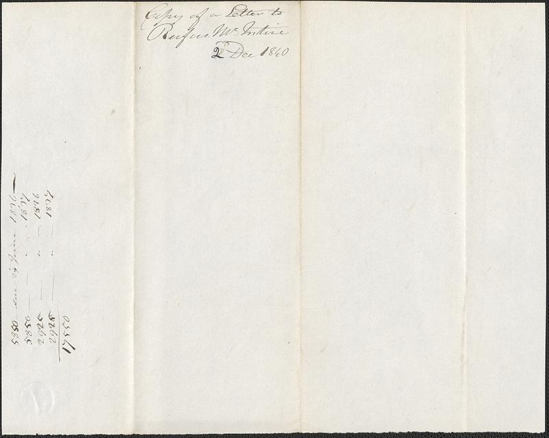 George Coffin to Rufus McIntire, 2 December 1840 - Digital Commonwealth