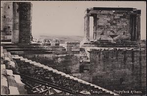 Nike temple from Propylaea Athens