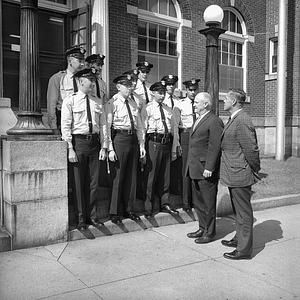 New police officers, Spring Street, New Bedford