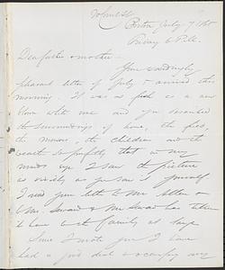Letter from John D. Long to Zadoc Long and Julia D. Long, July 7, 1865