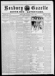 Roxbury Gazette and South End Advertiser, December 24, 1892