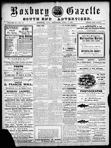 Roxbury Gazette and South End Advertiser, April 13, 1901