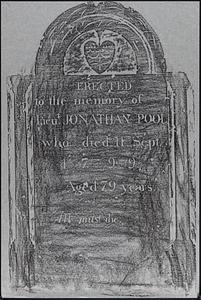 Erected to the memory of Lieut. Jonathan Pool