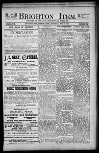 The Brighton Item, July 23, 1892