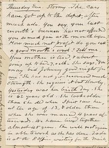 Letter from Zadoc Long to John D. Long, February 20, 1869