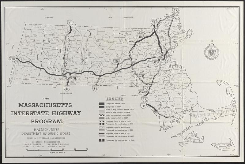 The Massachusetts interstate highway program