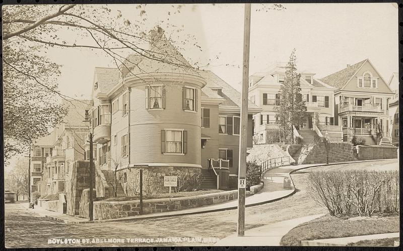 Boylston St. & Belmore Terrace, Jamaica Plain, Mass. Digital Commonwealth