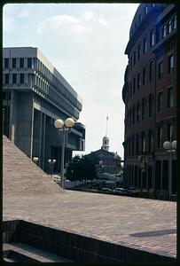 Faneuil Hall from Boston City Hall Plaza