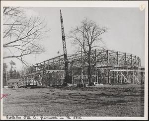 Bethlehem Steel Co. framework in the shed