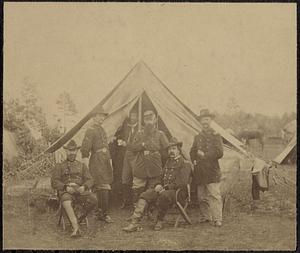 Gen. Ward, Gen. Mott, Col. Austin, Col. Brewster, and Col. Farnham, 2d Division, 3d Corps, Oct., 1863