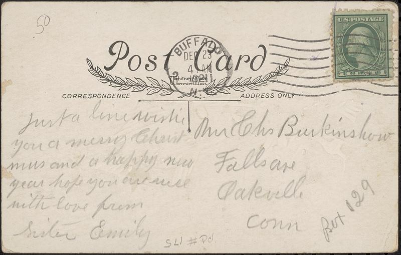 Christmas postcard