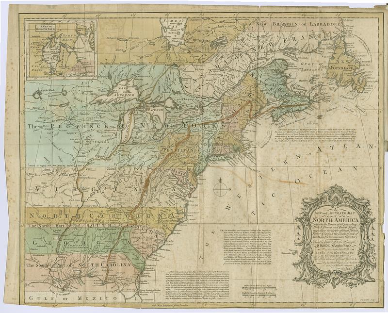 A new and accurate map of North America