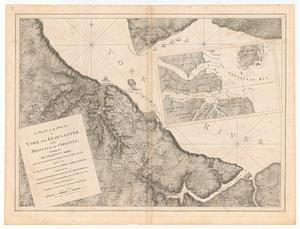 A plan of the posts of York and Gloucester in the province of Virginia, established by His Majesty's army under the command of Lieutt. General Earl Cornwallis, together with the attacks and operations of the American & French forces commanded by general Washington and the Count of Rochambeau, which terminated in the surrender of the said posts and army on the 17th of October 1781