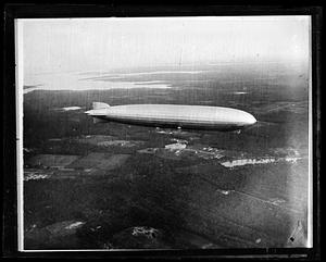 Graf Zeppelin in the air